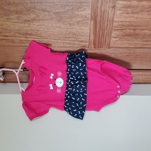 Garanimals ruffle skirt bunny onsie